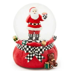 Gift Giving Santa Snow Globe