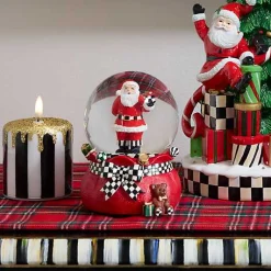 Gift Giving Santa Snow Globe