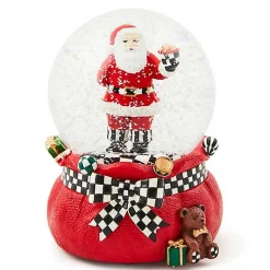 Gift Giving Santa Snow Globe
