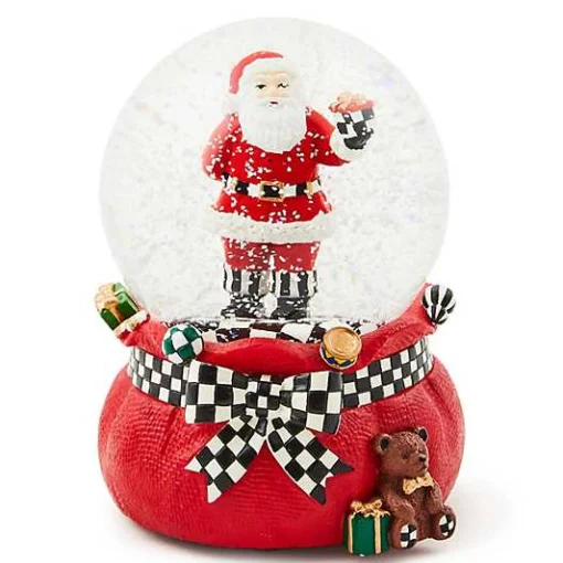 Gift Giving Santa Snow Globe