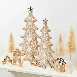 Gingerbread Illuminated Mini Houses, Set of 3
