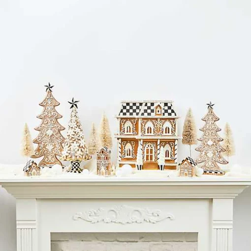 Gingerbread Illuminated Mini Houses, Set of 3