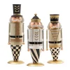 Glam Up Tin Nutcracker Figures, Set of 3