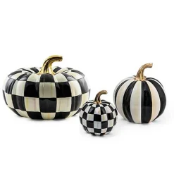 Glossy Pumpkins - Set of 3