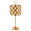 Golden Check Table Lamp