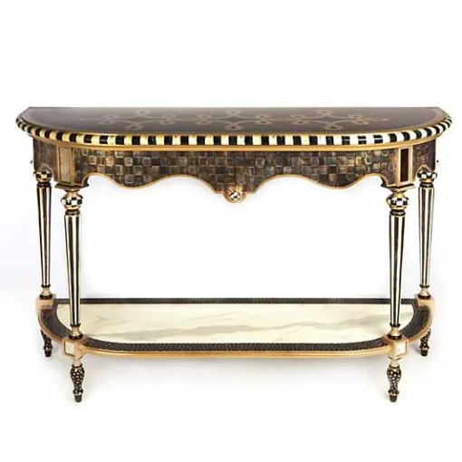 Golden Hour Cocktail Console Table