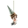 Granny Kitsch Lady Portrait Ornament