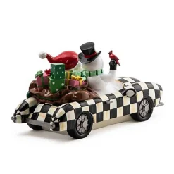 Granny Kitsch Special Delivery Santa In Car