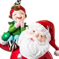 Granny Kitsch Trophy Santa  Elf