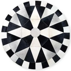 Greenwich Hair on Hide 6' Round Rug