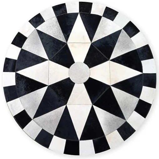Greenwich Hair on Hide 6' Round Rug