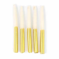Hanukkah Gold Candle Set