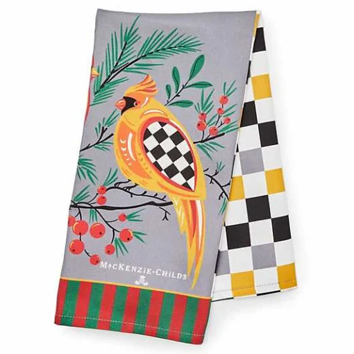Holiday Cardinal Dish Towel