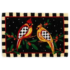 Holiday Cardinal Entrance Mat