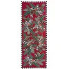 Holly Holiday Beaded Runner