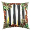 Holly Stripe Throw Pillow