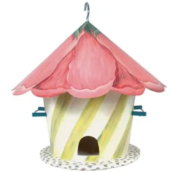 Hollyhock Birdhouse