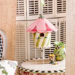 Hollyhock Birdhouse