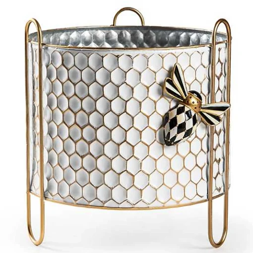 Honeycomb Large Tin Planter
