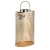 Honeycomb Large Tin Solar Lantern