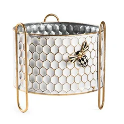 Honeycomb Small Tin Planter