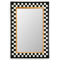 Hopscotch Check Large Rectangle Wall Mirror