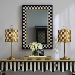 Hopscotch Check Large Rectangle Wall Mirror
