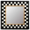 Hopscotch Check Square Wall Mirror
