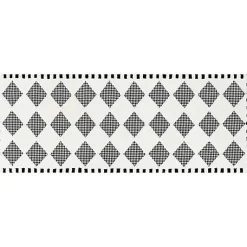 Houndstooth Check Diamond 2'6 x 8' Runner