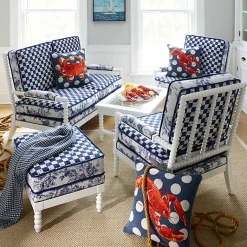 Indigo Villa Outdoor Ottoman
