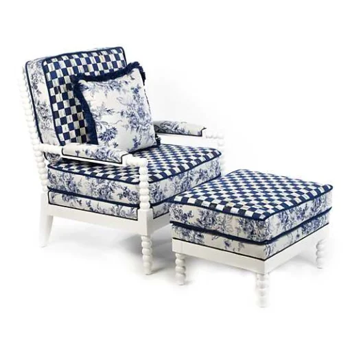 Indigo Villa Outdoor Ottoman