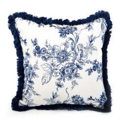 Indigo Villa Outdoor Throw Pillow