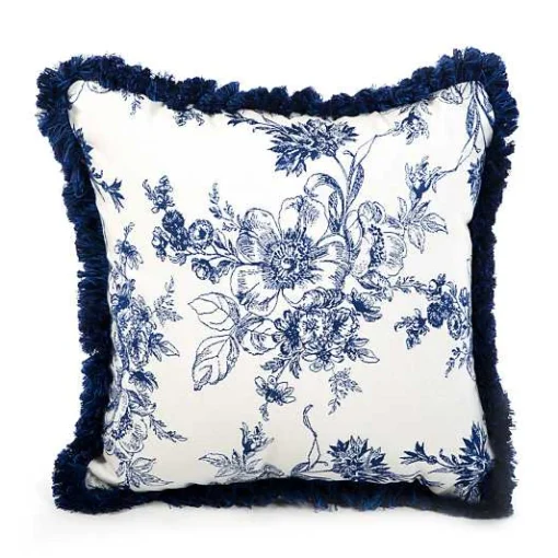Indigo Villa Outdoor Throw Pillow