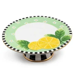 Lemon Large Pedestal Platter
