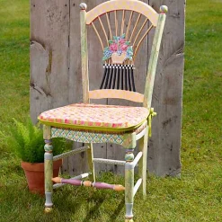 Light Flower Basket Side Chair