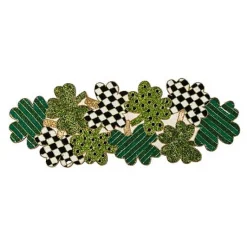 Lucky Clover Beaded Runner