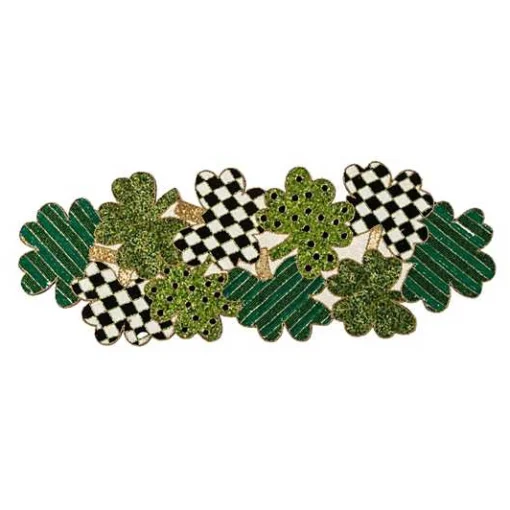 Lucky Clover Beaded Runner