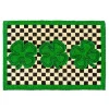 Lucky Clover Entrance Mat