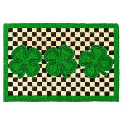 Lucky Clover Entrance Mat