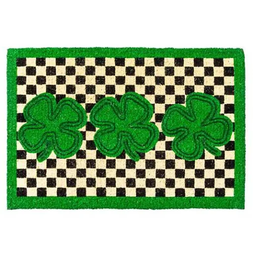Lucky Clover Entrance Mat