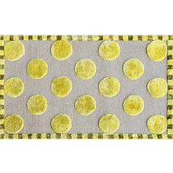 Macro Dot Chartreuse Rug - 2'3 x 3'9