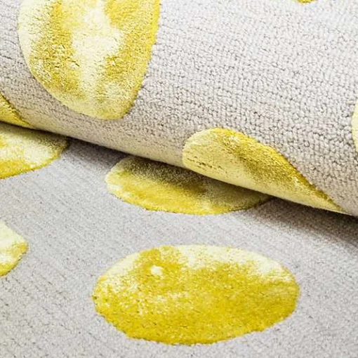 Macro Dot Chartreuse Rug - 2'3 x 3'9