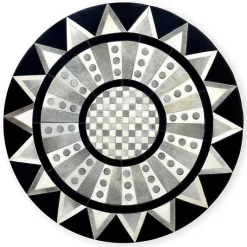 Madison Hair on Hide 6' Round Rug