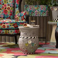 Maia Owl Garden Stool