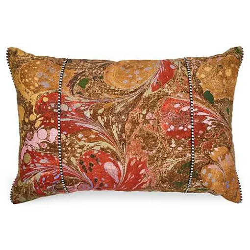 Marbleized Lumbar Pillow