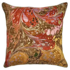 Marbleized Throw Pillow