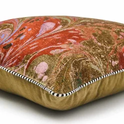 Marbleized Throw Pillow