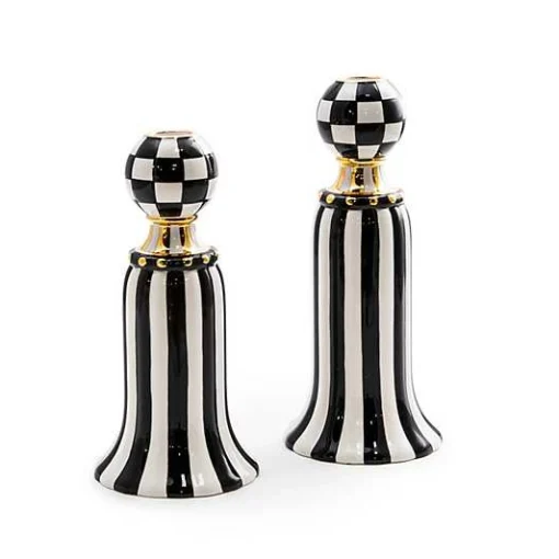 Marquee Candle Holders, Set of 2