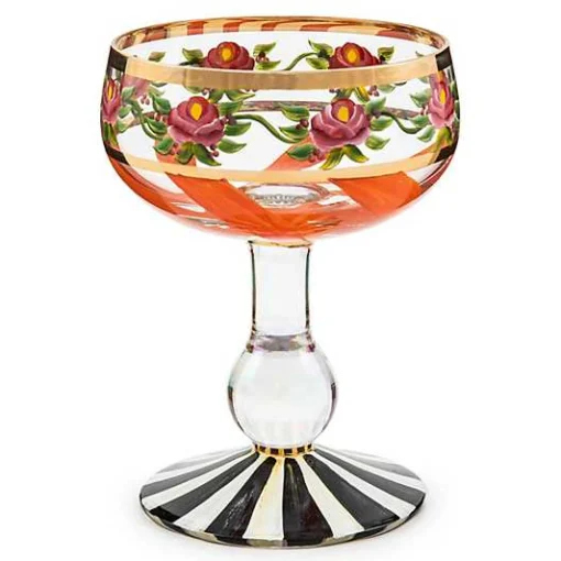 Maypole Apricot Coupe Glass