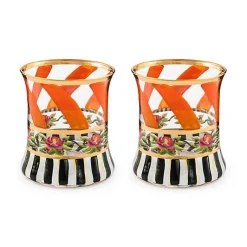 Maypole Apricot Tumbler Glass, Set of 2